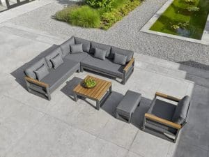 Soho Corner Sofa Set With Armrests - 2101