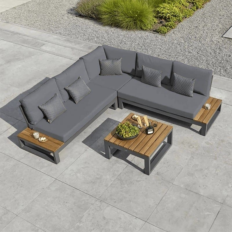 Outdoor Corner Sofa Set Grey Soho, Soho Outdoor Furniture