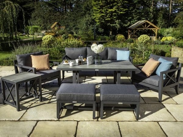 Sorrento 3 Seat Lounge Set (FREE Square Side Table)
