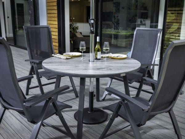 Vienna Reclining 4 Seat Round Set - Image 3