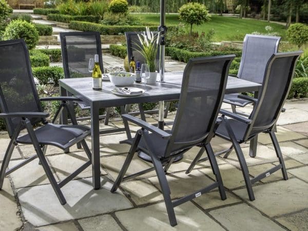 Vienna Reclining 6 Seat Rectangular Set - Image 2