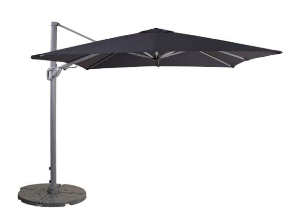 Pacific Square Cantilever Parasol  Grey