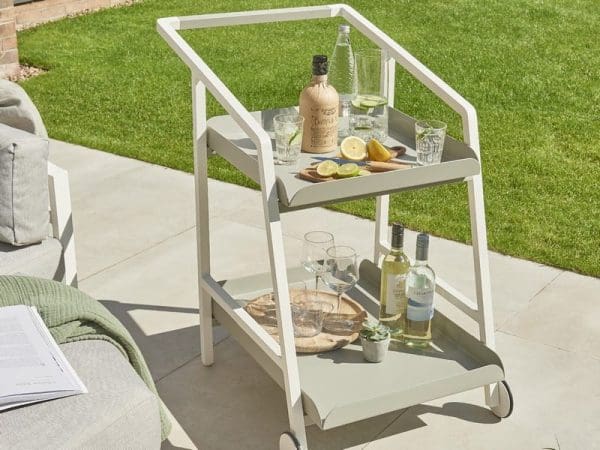 Titchwell Drinks Trolley White