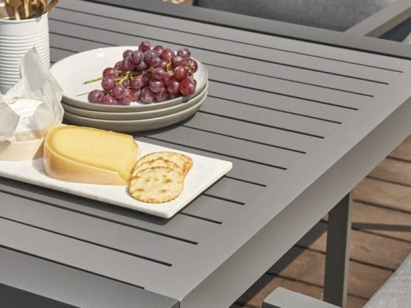 Titchwell Four Seat Dining Set Grey - Image 2
