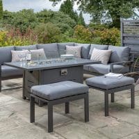 Titchwell Corner Sofa with Firepit Table
