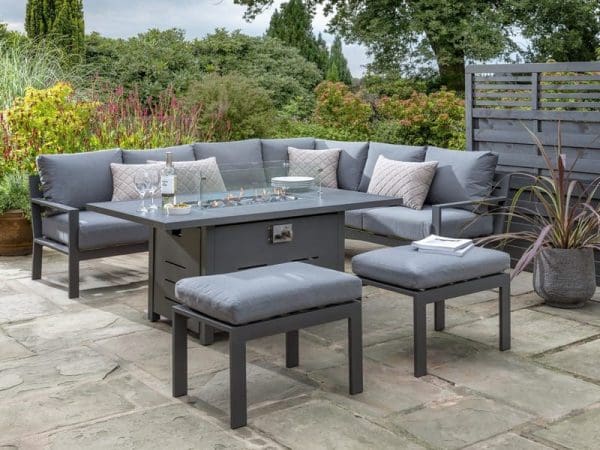 Titchwell Corner Sofa with Firepit Table