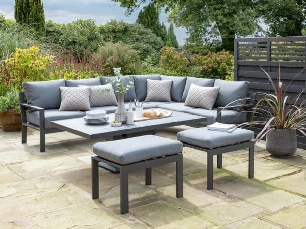 Titchwell Corner Sofa with Gas Adjustable Table