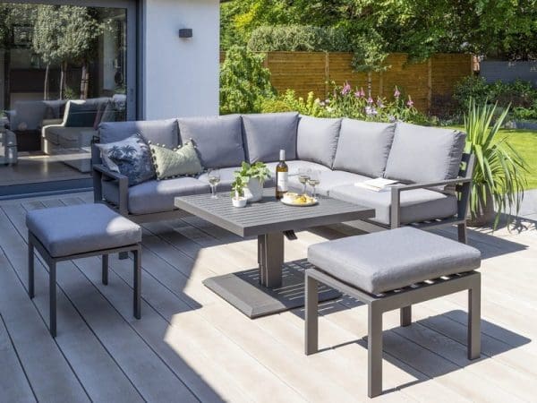 Titchwell Mini Corner with Gas Adjustable Table