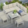 Titchwell Mini Corner Sofa Set  White