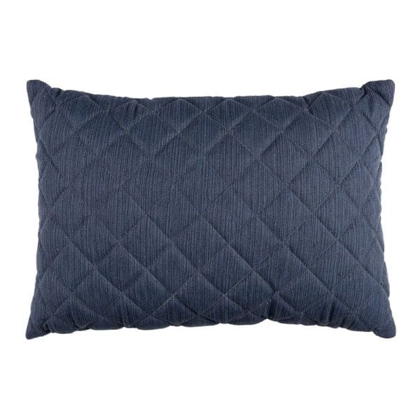 Titchwell Scatter Cushion  Dark Blue  Rectangular