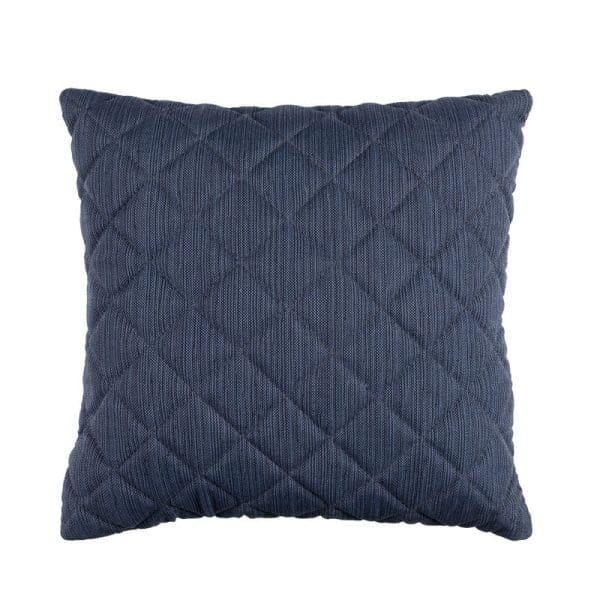 Titchwell Scatter Cushion  Dark Blue  Square