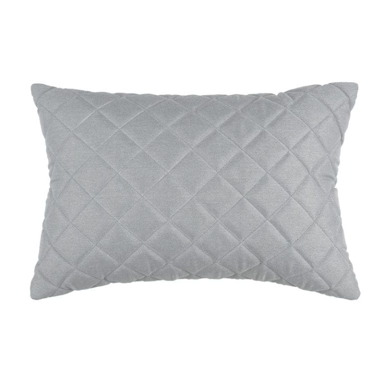 Outdoor Cushion Light Grey Rectangle Garden Furniture Cushion
