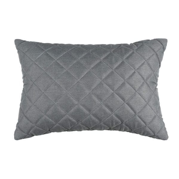 Titchwell Scatter Cushion  Mid Grey  Rectangular