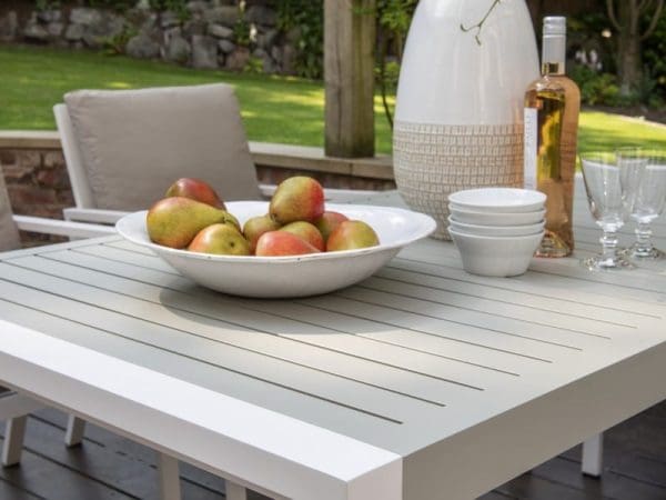 Titchwell Six Seat Dining Set White - Image 2