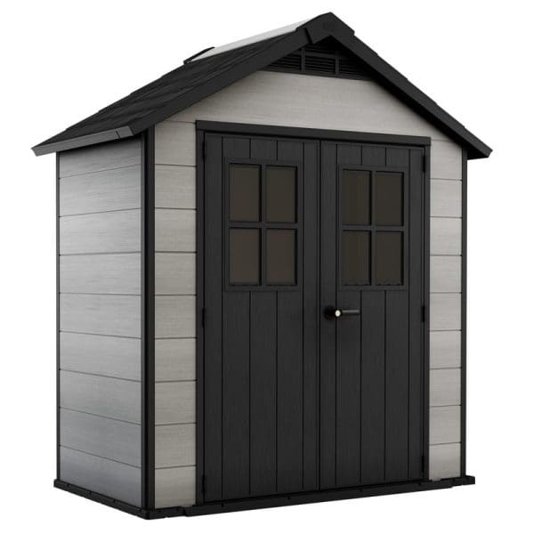 Keter Oakland 7.5x4 Plastic Garden Storage Shed - Image 3