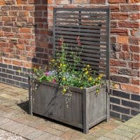 Alderley Grey Planter and Trellis