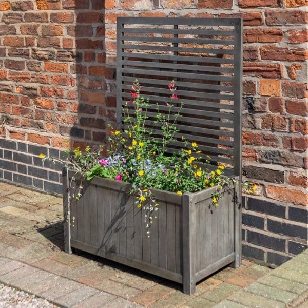 Alderley Grey Planter and Trellis
