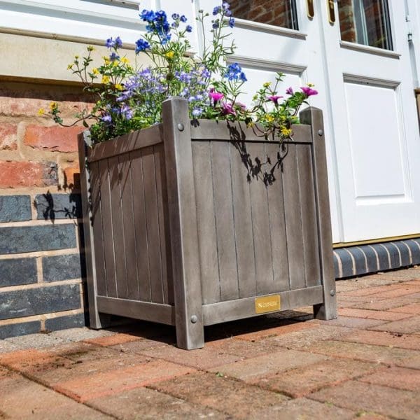 Alderley Grey Square Planter - Image 2