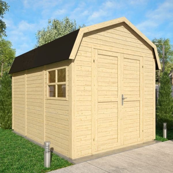 11x8 Dutch Barn - Unpainted Natural