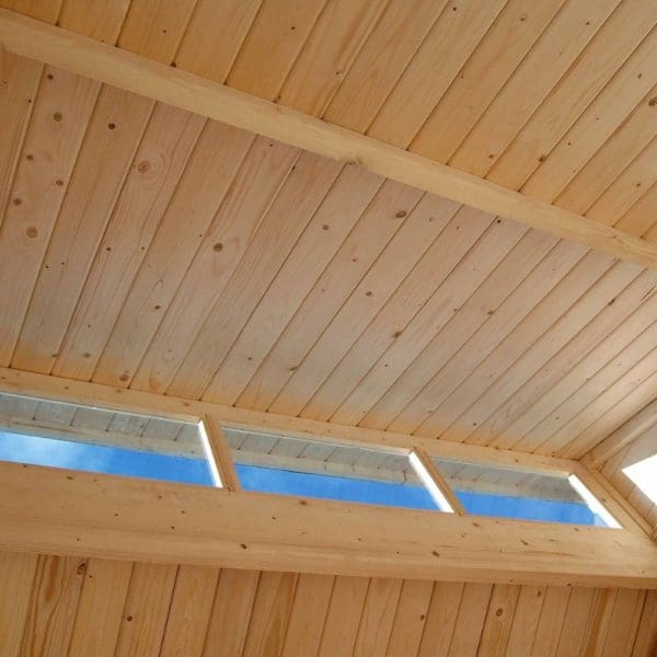 7x7 Shed With Skylight - Light Grey - Image 4