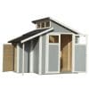 7x10 Lean To Shed With Skylight - Light Grey - Image 4