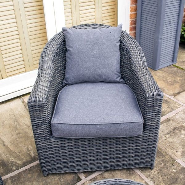 Bunbury Sofa Set  Grey Weave - Image 3
