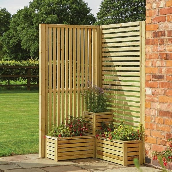Corner Planter Set w/ Screens