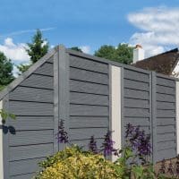 6x6 Palermo Fence Panel Solid Infill