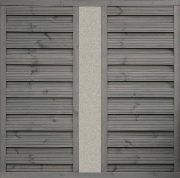 6x6 Palermo Fence Panel Solid Infill - Image 2