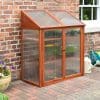 Hardwood Mini Greenhouse - Image 2