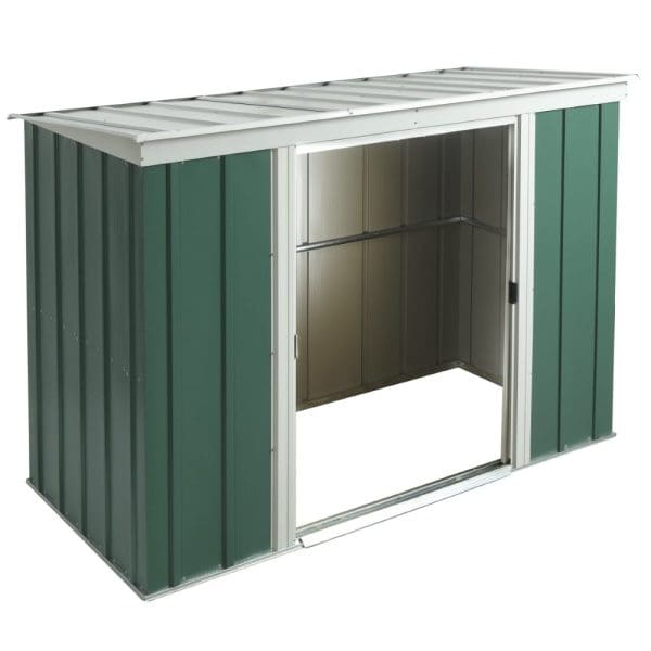 8x4 Greenvale Metal Pent Shed - Image 2