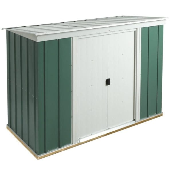 8x4 Greenvale Metal Pent Shed With Floor - Image 2