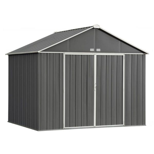 10x8 Metal Ezee Shed Grey - Image 2