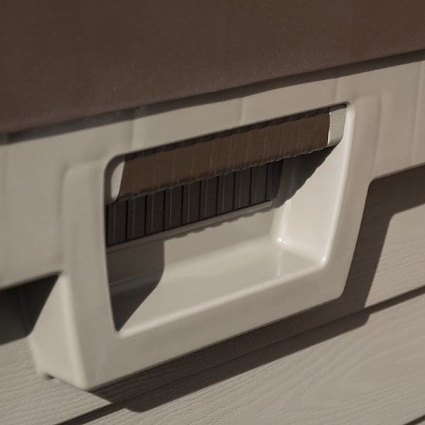 Plastic Storage Box/Bench  Mocha - Image 4