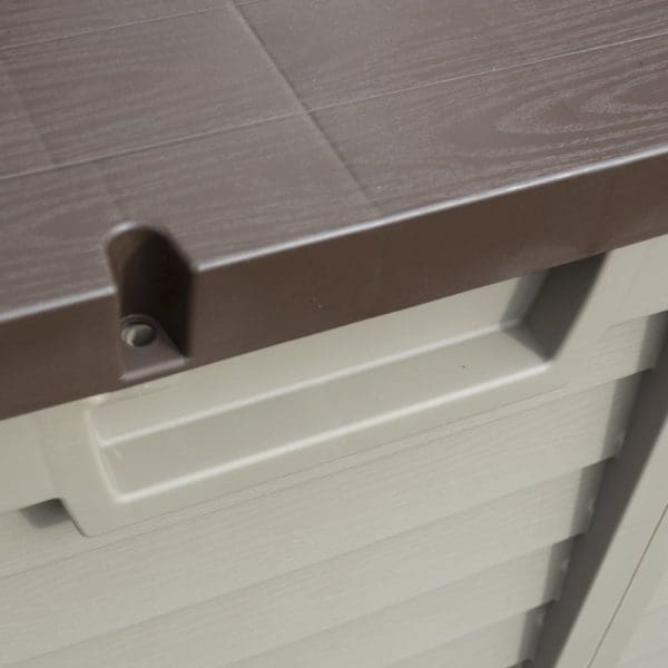 Plastic Storage Box/Bench  Mocha - Image 5