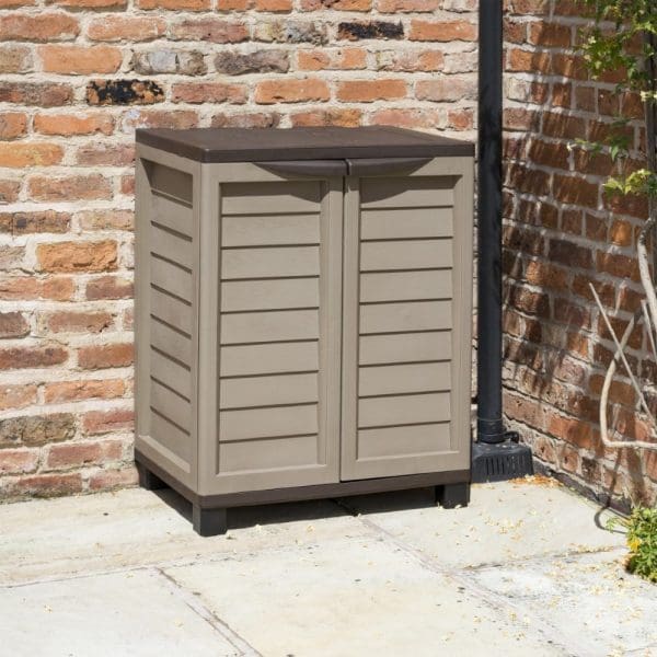 Plastic Utility Cabinet - Mocha