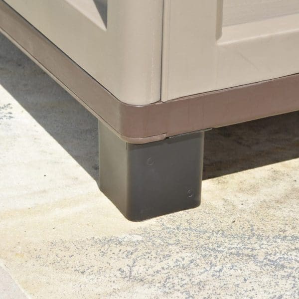 Plastic Utility Cabinet - Mocha - Image 3
