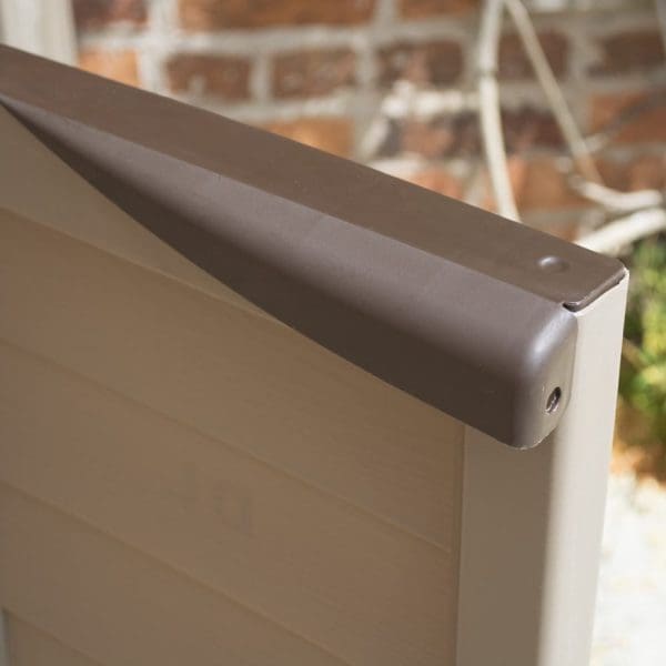 Plastic Utility Cabinet - Mocha - Image 4