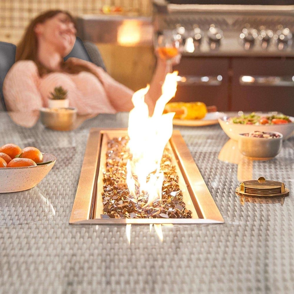 outdoor rectangle fire pit dining set fire pit outdoor rectangle fire pit dining set fire pit