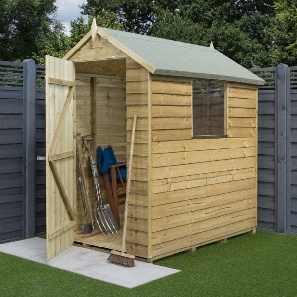 6x4 Overlap Shed
