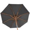 Willington Grey 2.7m Wooden Parasol - Image 2