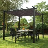 Latina 3x3m Canopy - Grey