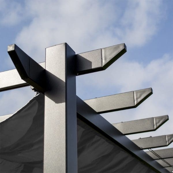 Latina 3x3m Canopy - Grey - Image 2