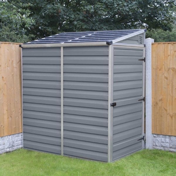 Palram 4x6 Skylight Grey Pent Shed