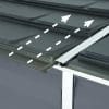 Palram 4x6 Skylight Grey Pent Shed - Image 7