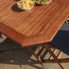 Plumley 6 Seat Dining Set Grey Cushions - Image 3