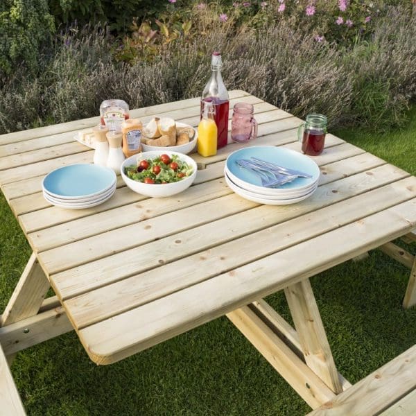 Square Picnic Table - Image 4