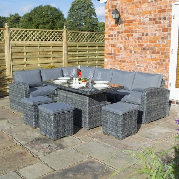 Thornbury Corner Dining Set Grey HA Table