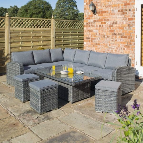 Thornbury Corner Dining Set Grey HA Table - Image 2