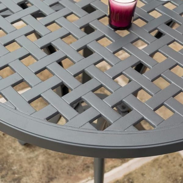 Vienna Aluminium Bistro Set - Image 3